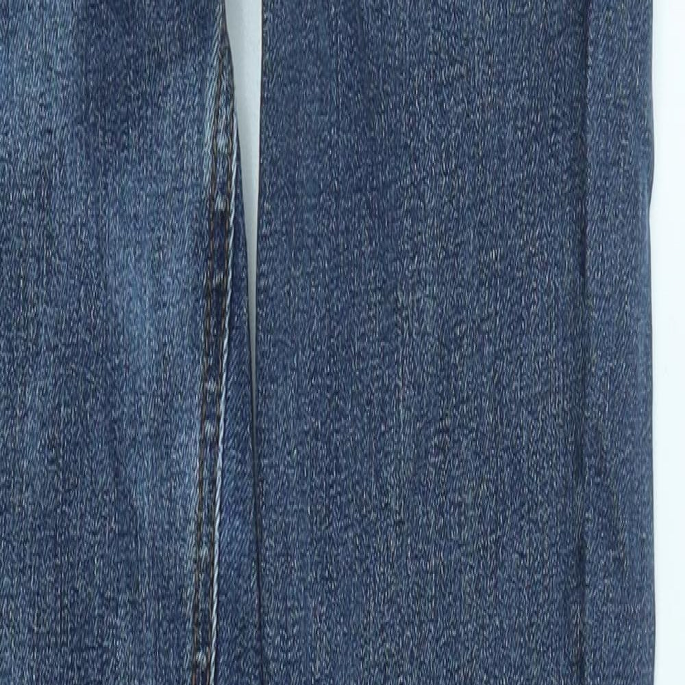 Inwear Mens Blue  Cotton Straight Jeans Size 27 in L30 in Regular Zip