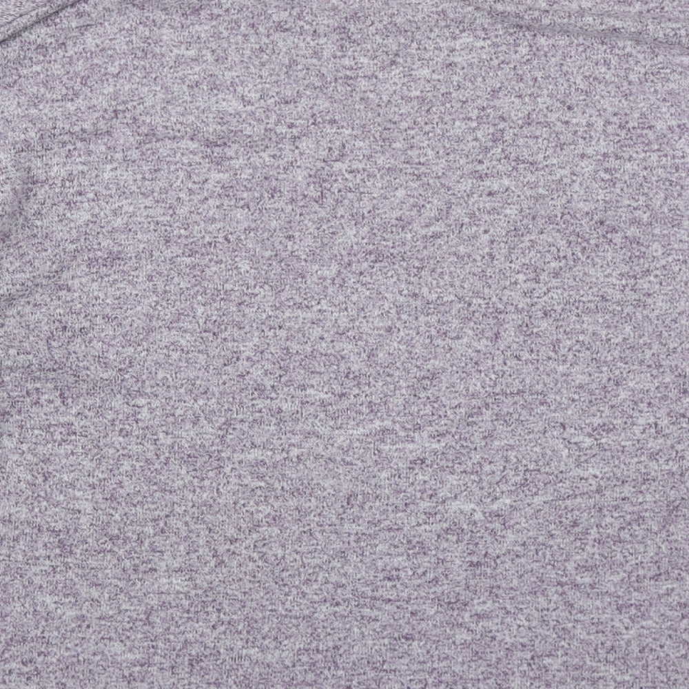 TU Womens Purple Round Neck  Viscose Pullover Jumper Size 14