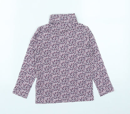 Iupilu Girls Multicoloured Geometric Cotton Basic Casual Size 2 Years Roll Neck