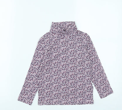 Iupilu Girls Multicoloured Geometric Cotton Basic Casual Size 2 Years Roll Neck
