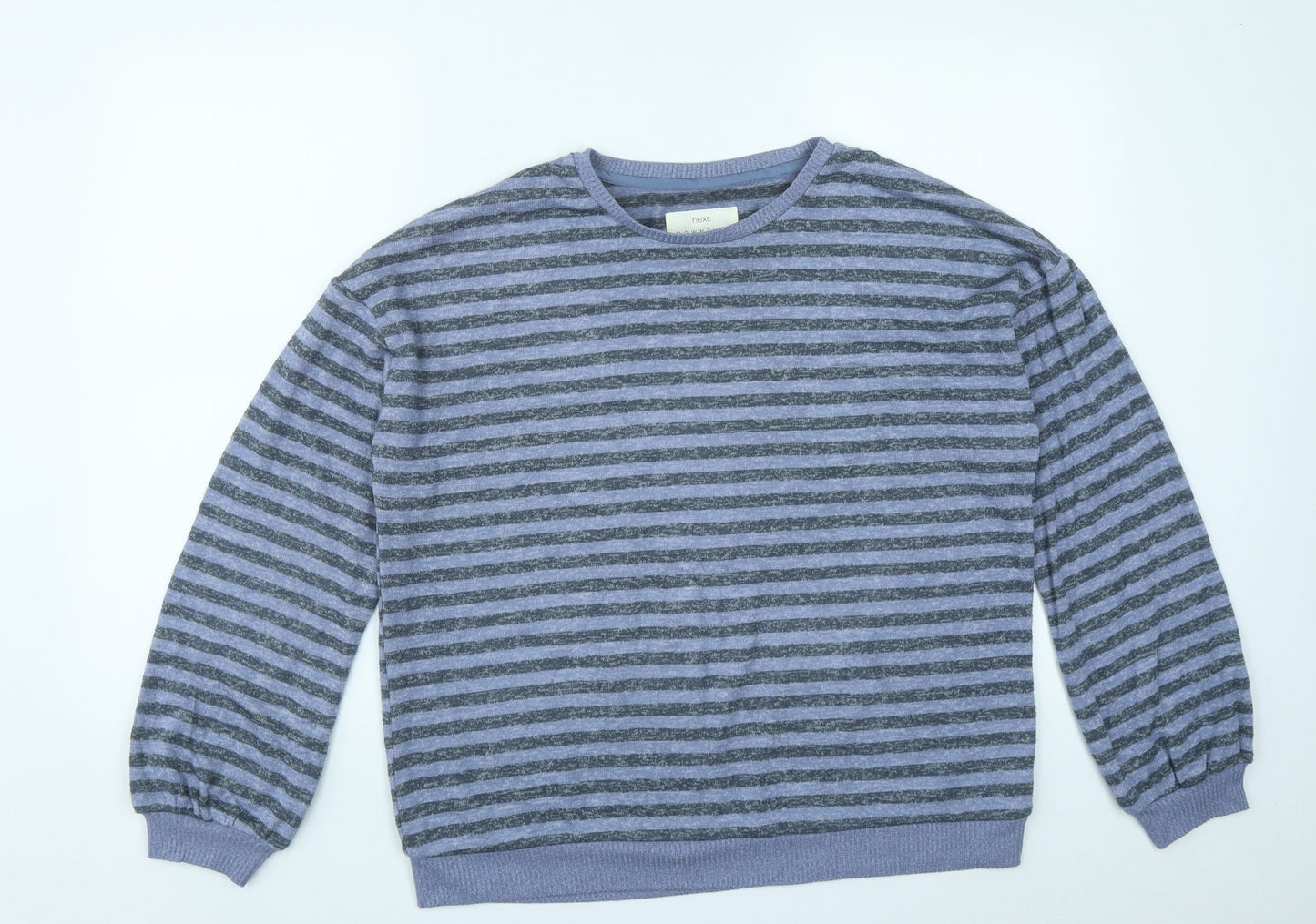 Mens UK Size M NEXT Blue Pullover Sweatshirt
