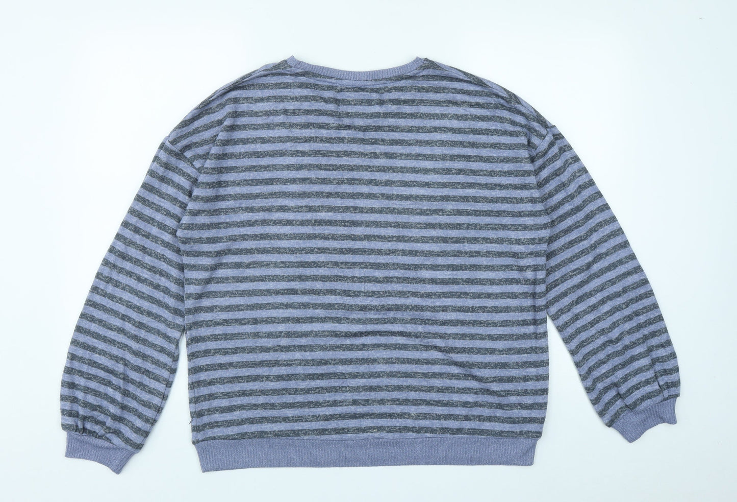 Mens UK Size M NEXT Blue Pullover Sweatshirt