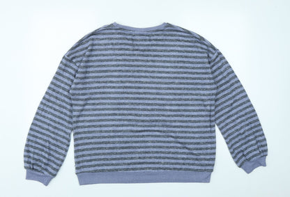 Mens UK Size M NEXT Blue Pullover Sweatshirt
