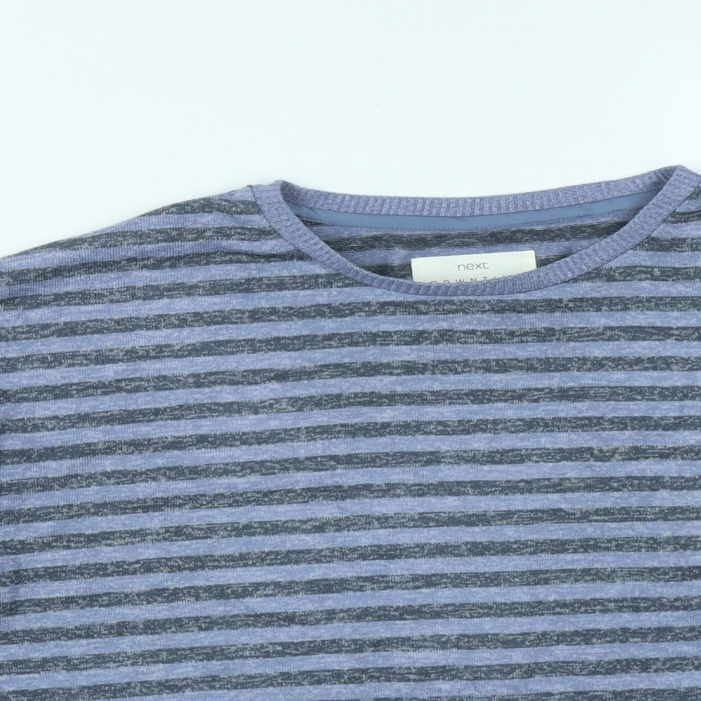Mens UK Size M NEXT Blue Pullover Sweatshirt