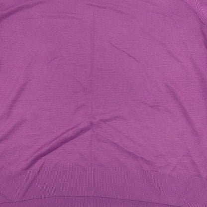 Womens UK Size 18 Marks and Spencer Purple Pullover Jumper