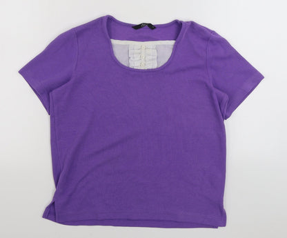 Womens UK Size S BM Purple Pullover Jumper