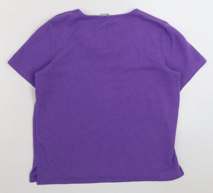 Womens UK Size S BM Purple Pullover Jumper
