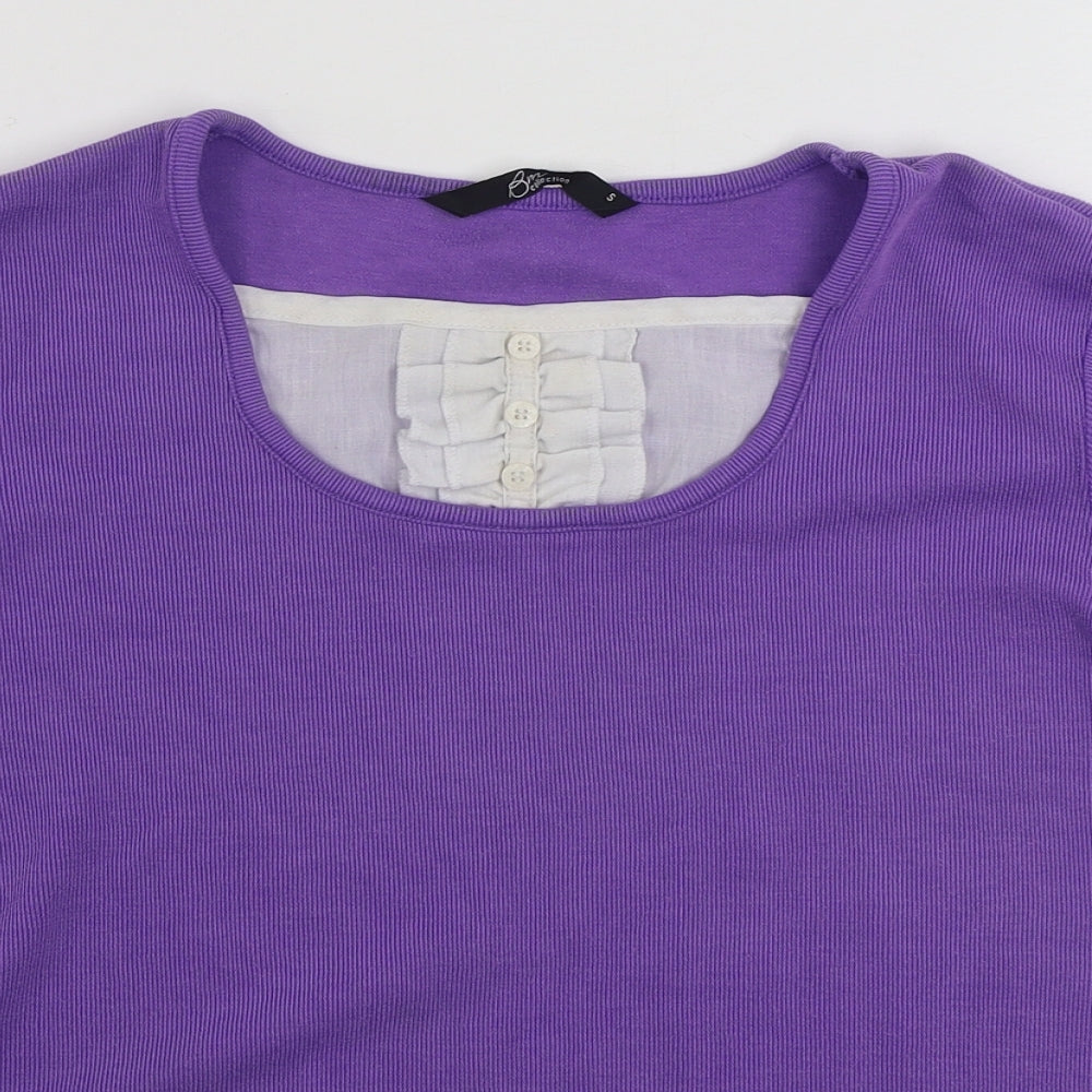 Womens UK Size S BM Purple Pullover Jumper