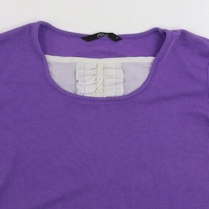 Womens UK Size S BM Purple Pullover Jumper