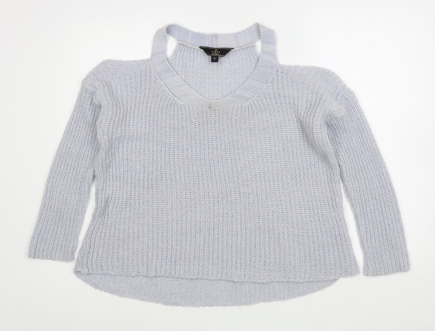 Womens UK Size S Lipsy Blue Pullover Jumper