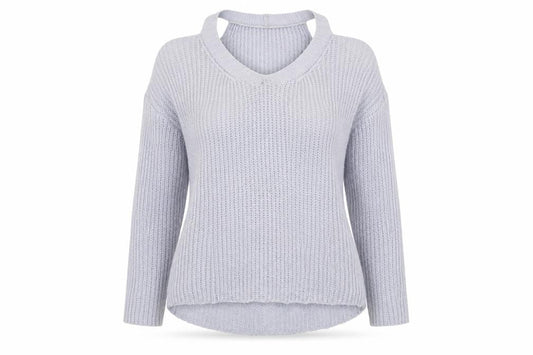 Womens UK Size S Lipsy Blue Pullover Jumper