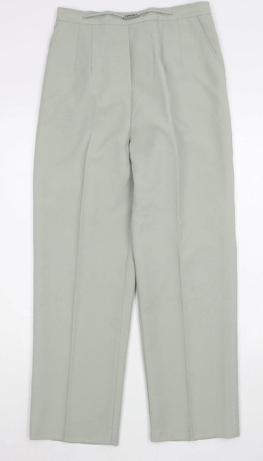 Womens UK Size 14 Sarah Hamilton Regular Fit  Green Trousers