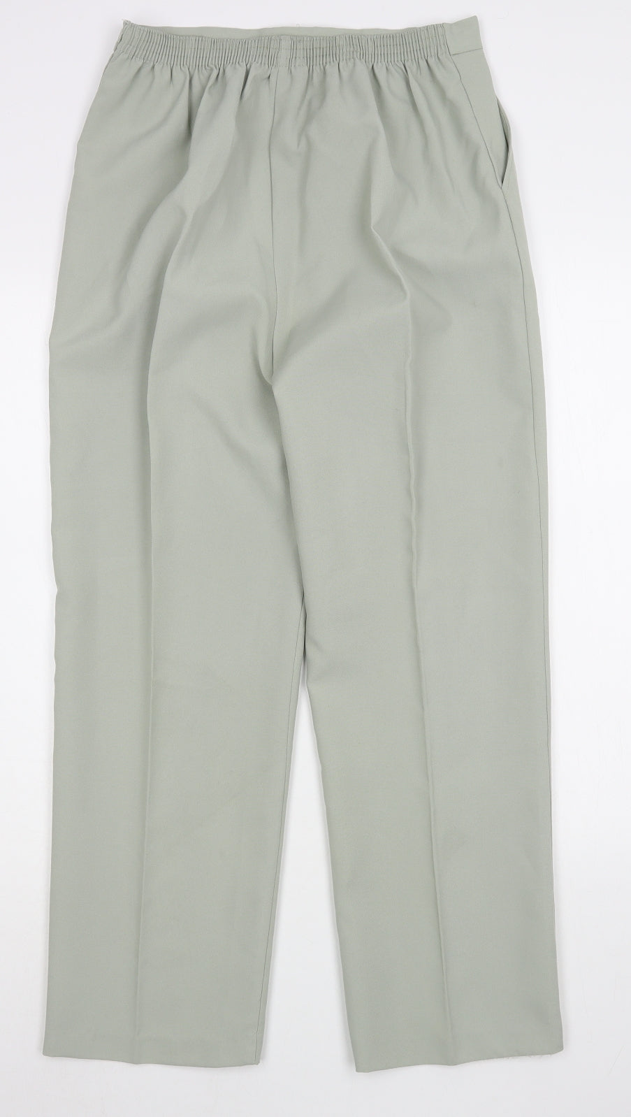 Womens UK Size 14 Sarah Hamilton Regular Fit  Green Trousers