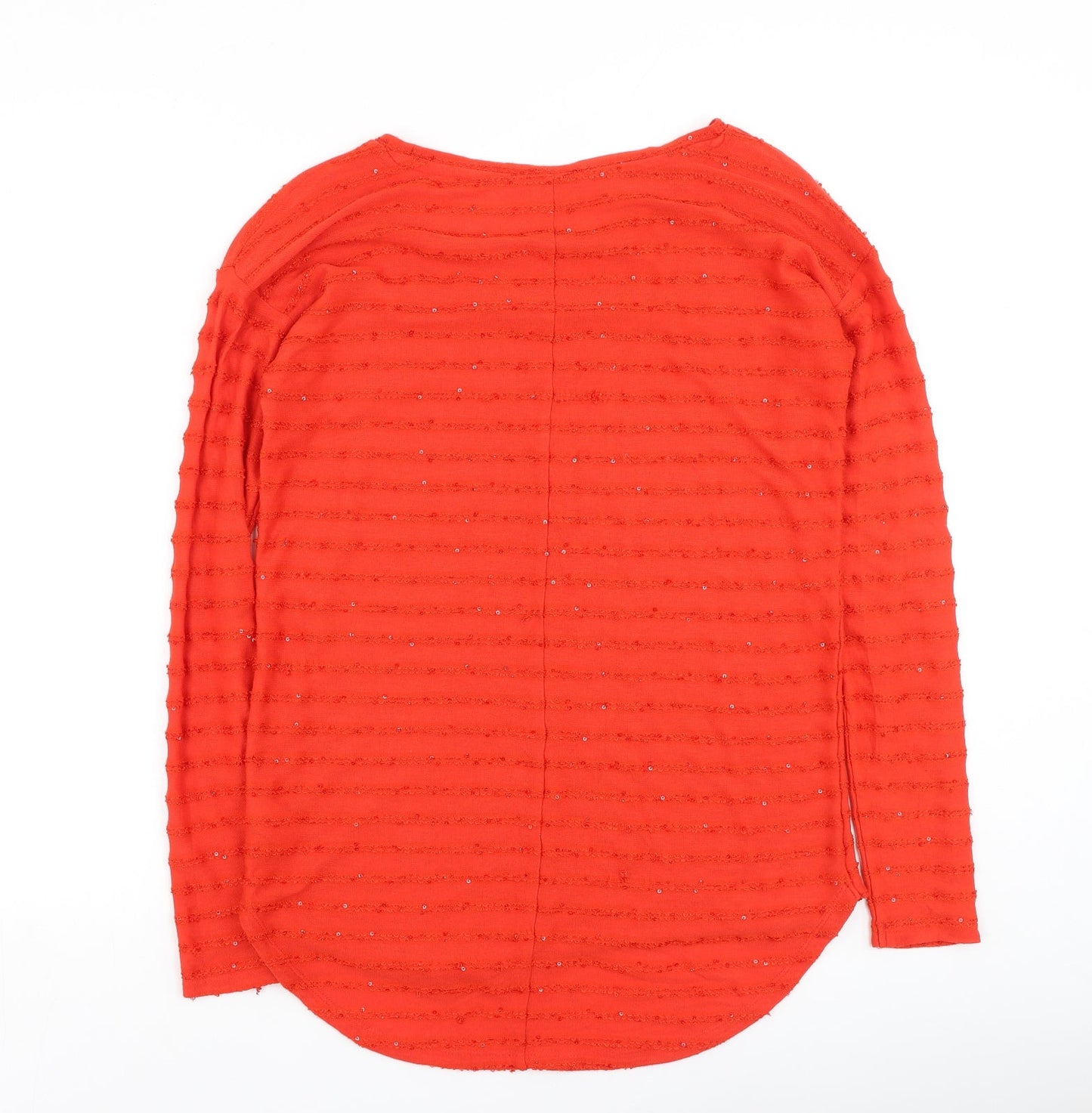 Womens UK Size 12 Next Red Basic T-Shirt
