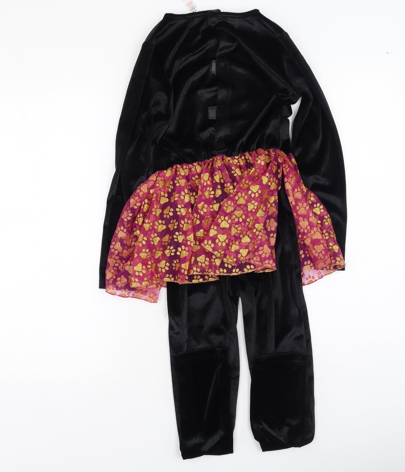 Preworn Girls Multicoloured  Polyester Jumpsuit One-Piece Size 9-10 Years   - fancy dress