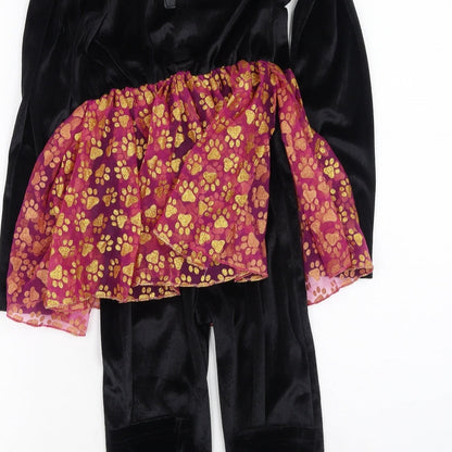 Preworn Girls Multicoloured  Polyester Jumpsuit One-Piece Size 9-10 Years   - fancy dress