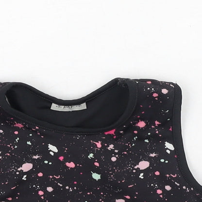 F&F Girls Multicoloured  Polyester Camisole Tank Size 5-6 Years Round Neck