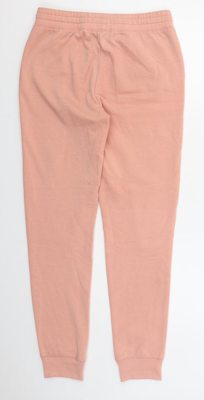F&F Womens Pink  Polyester Sweatpants Trousers Size 6 L30 in Regular Drawstring