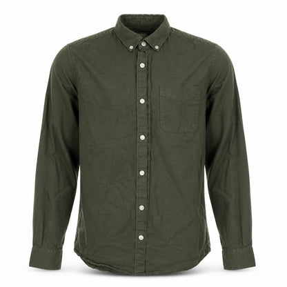 Mens UK Size XS River Island Green  Button-Up Long Sleeve Casual Shirt