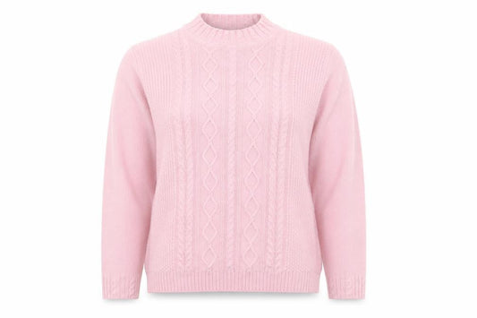 Womens UK Size 14 Isle Pink Pullover Jumper