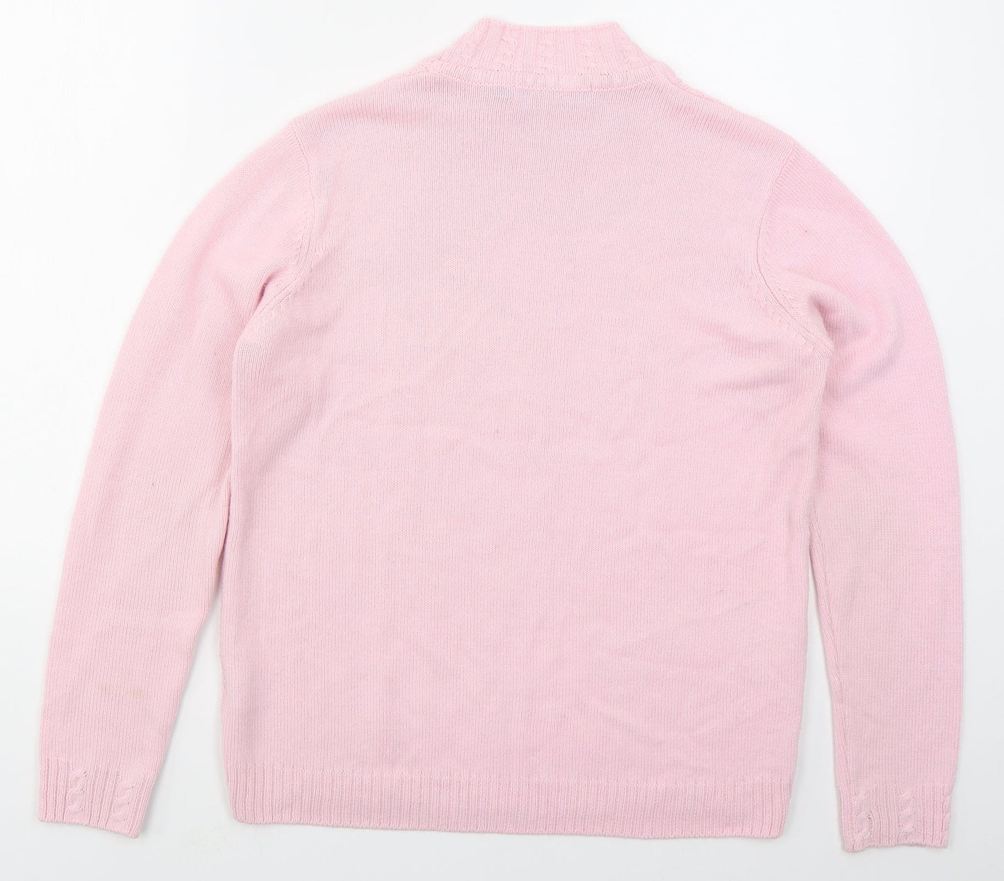 Womens UK Size 14 Isle Pink Pullover Jumper