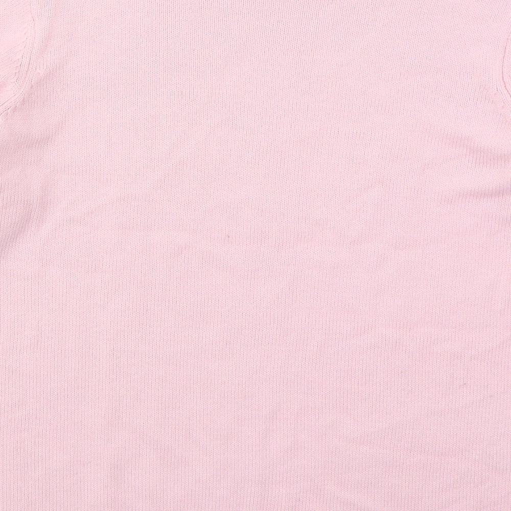 Womens UK Size 14 Isle Pink Pullover Jumper