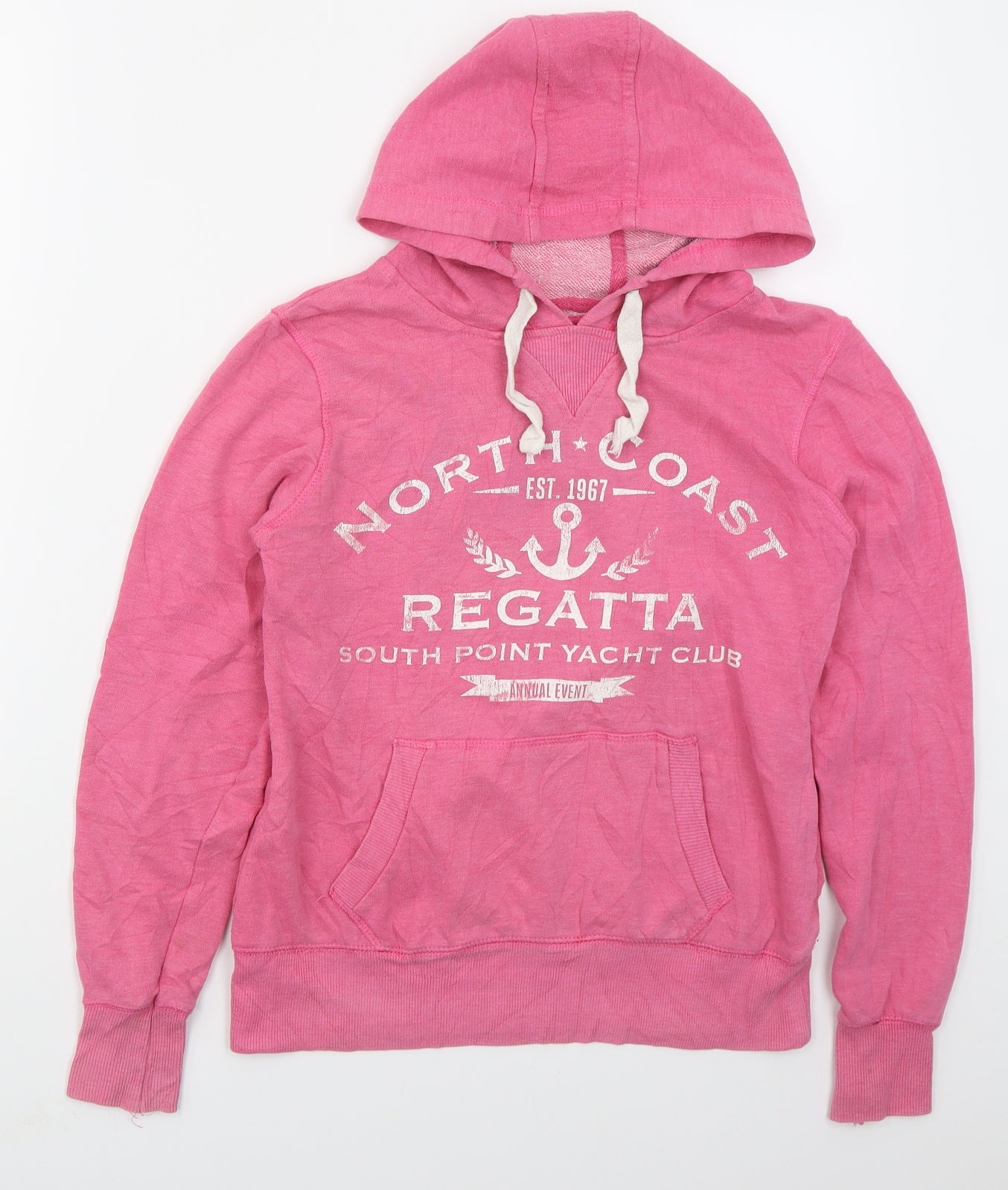 Atmosphere Womens Pink  Cotton Pullover Hoodie Size 10  Pullover - North Coast