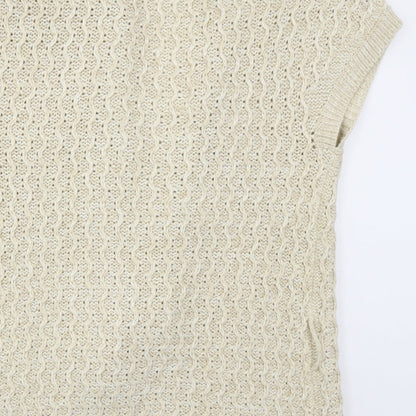 Womens UK Size 14 Evie Beige Cardigan Jumper