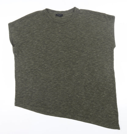 Womens UK Size L New Look Green Basic T-Shirt