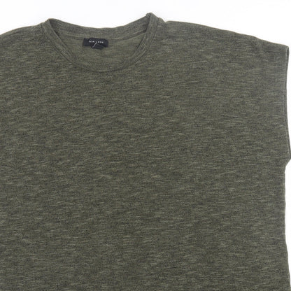 Womens UK Size L New Look Green Basic T-Shirt