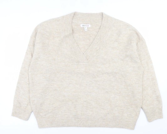 Womens UK Size L Urban bliss Beige Pullover Jumper