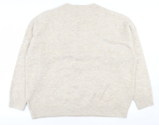 Womens UK Size L Urban bliss Beige Pullover Jumper