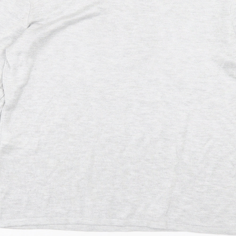 Womens UK Size 8 River Island Grey Pullover Jumper