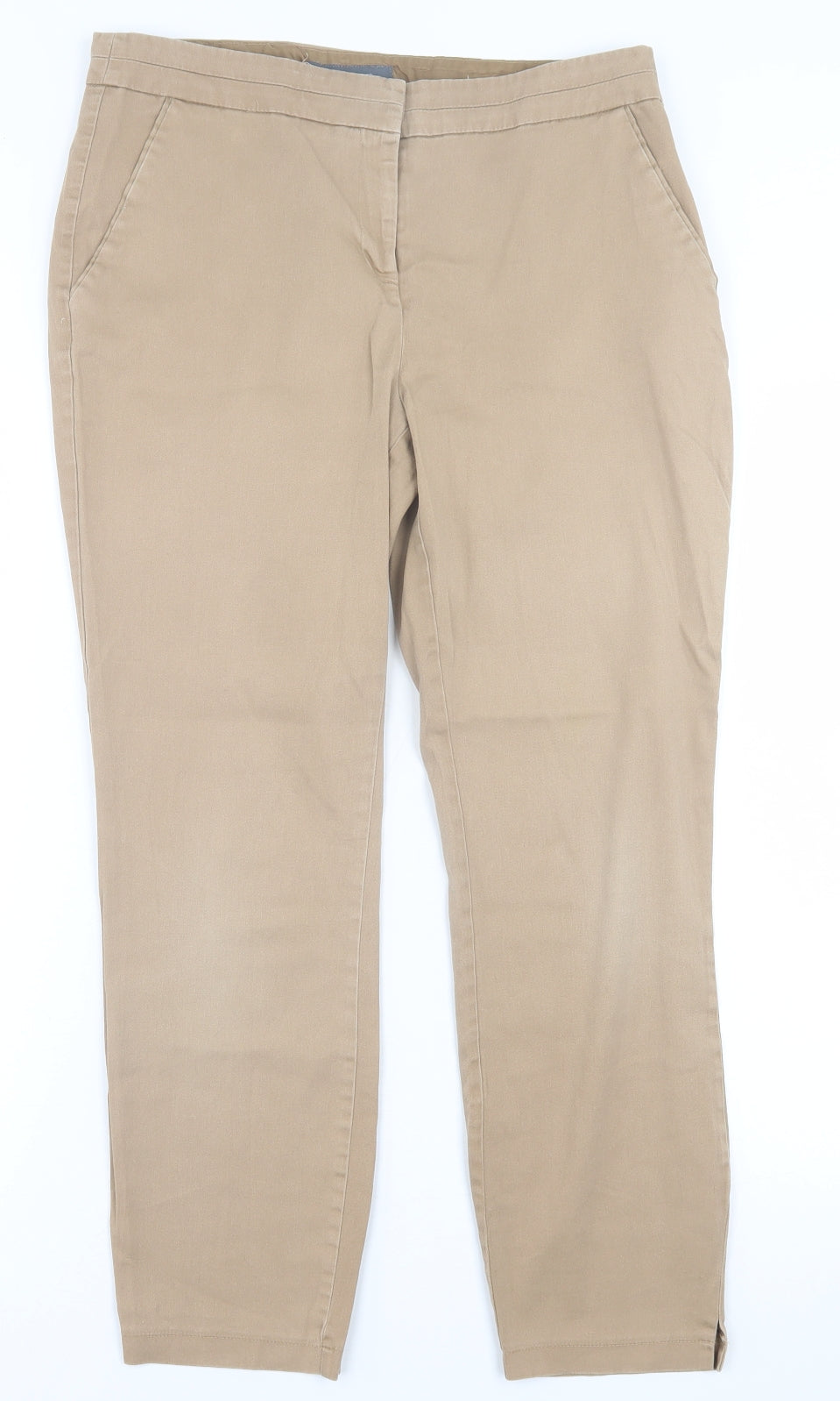 Womens UK Size 12 Atmosphere Regular Fit  Beige Trousers