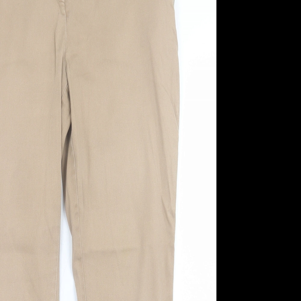 Womens UK Size 12 Atmosphere Regular Fit  Beige Trousers