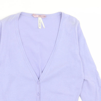 Womens UK Size 10 NEXT Purple Cardigan Jumper