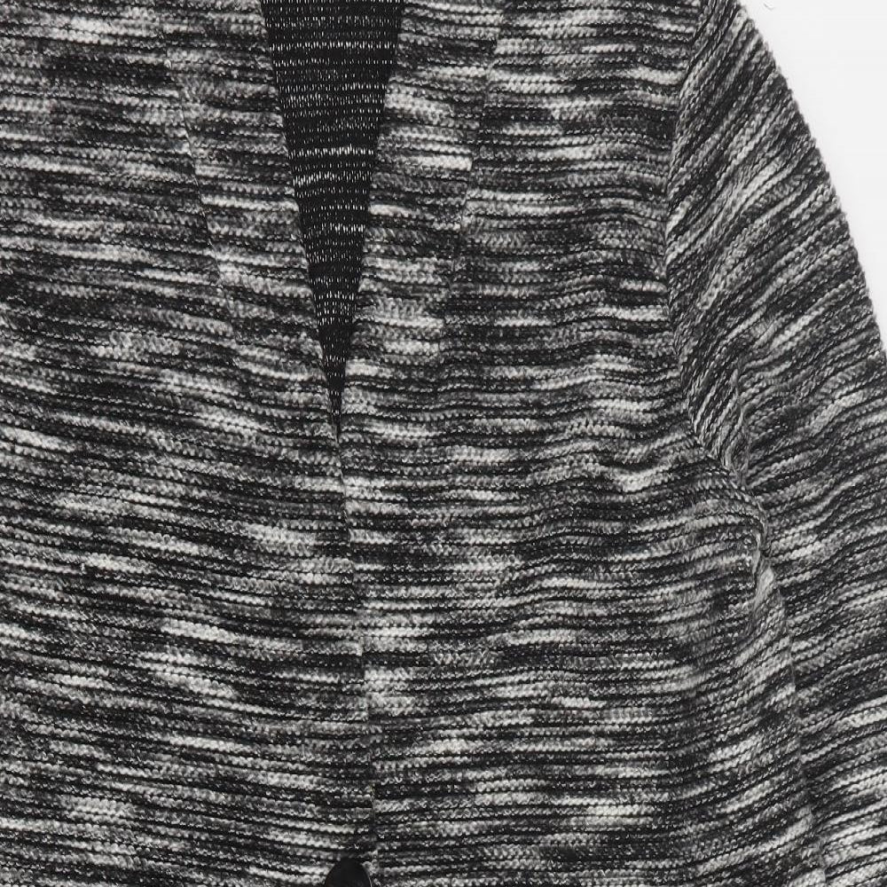 F&F Womens Grey   Overcoat Coat Size M  Button