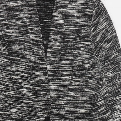 F&F Womens Grey   Overcoat Coat Size M  Button