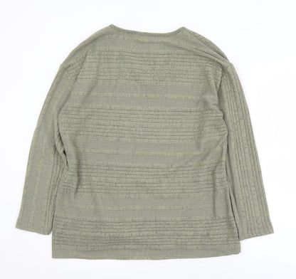 Womens UK Size M Dunnes Stores Green Pullover Jumper