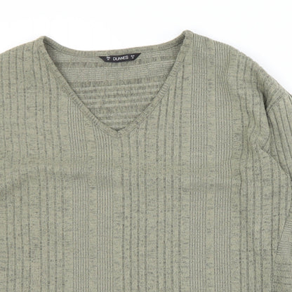 Womens UK Size M Dunnes Stores Green Pullover Jumper