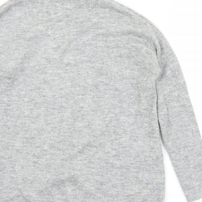 Womens UK Size S River Island Grey Pullover Jumper