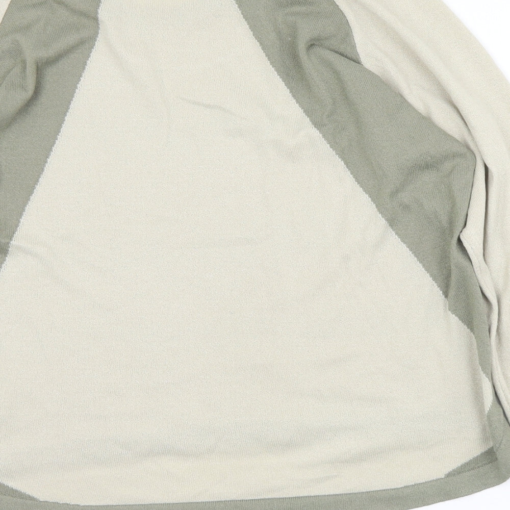 Womens UK Size L Fransa Beige Pullover Jumper