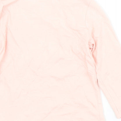George Girls Pink  Cotton Basic T-Shirt Size 18-24 Months Crew Neck  - Avocado Toast