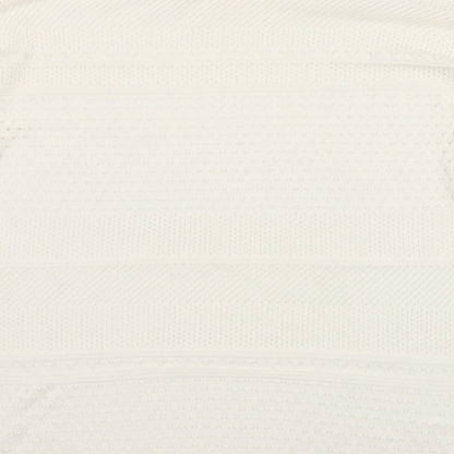 F&F Womens Ivory Crew Neck  Acrylic Pullover Jumper Size 18