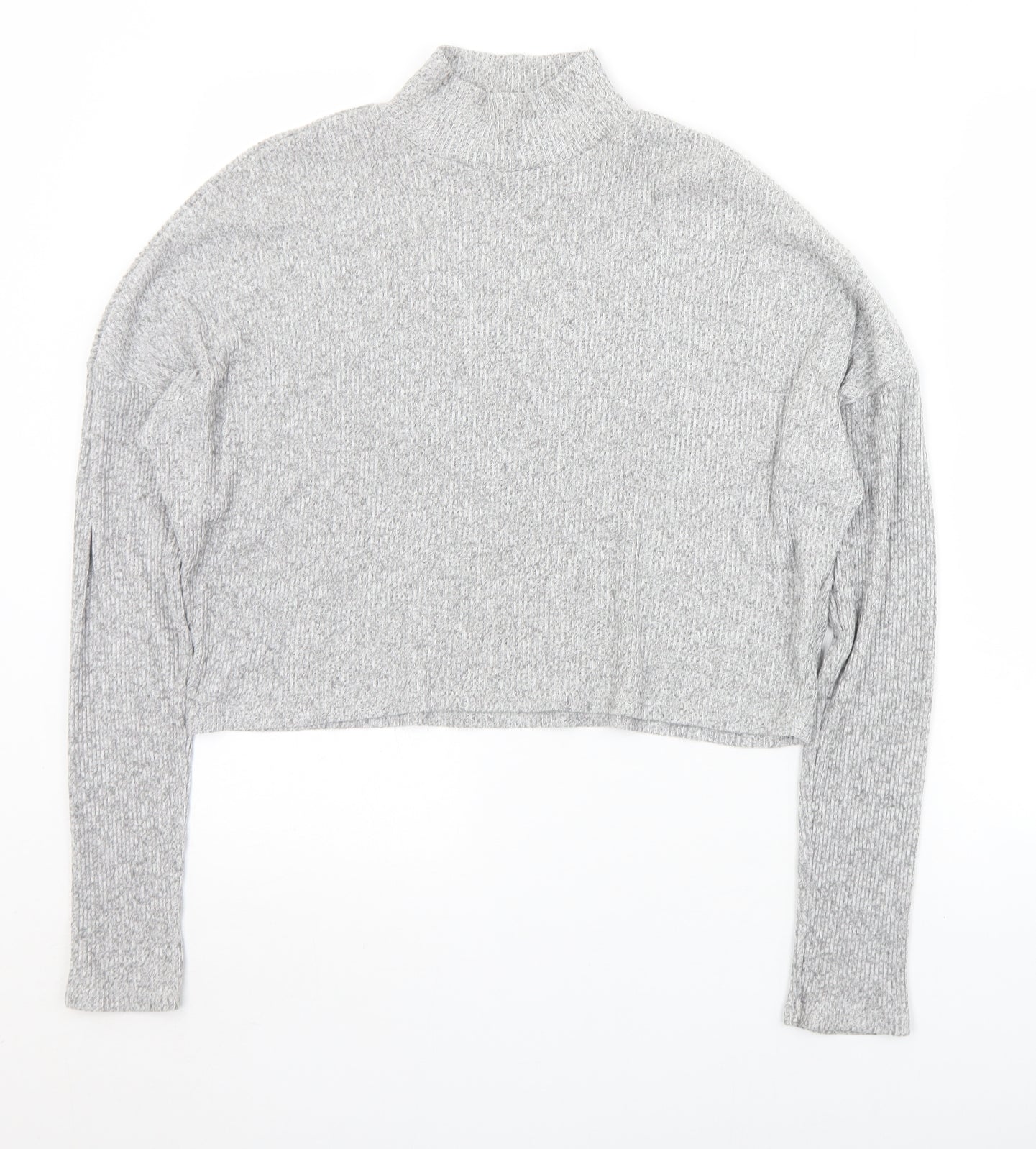 Womens UK Size 10 Topshop Grey Pullover Jumper