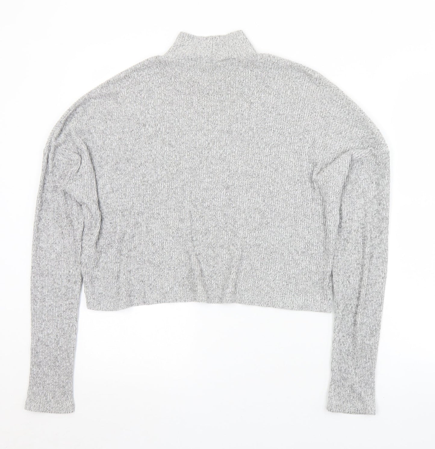Womens UK Size 10 Topshop Grey Pullover Jumper