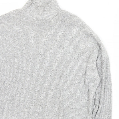 Womens UK Size 10 Topshop Grey Pullover Jumper