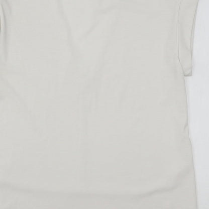 Womens UK Size S Zara White Basic Blouse