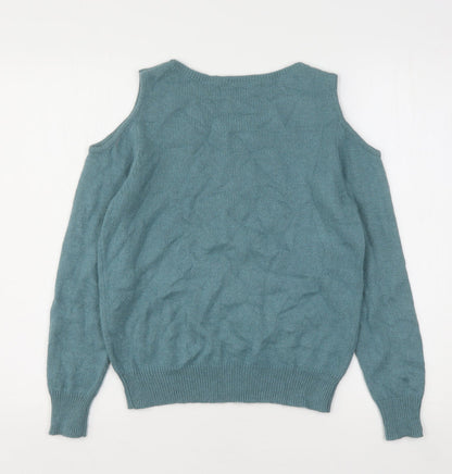 Womens UK Size 8 Miss Selfridge Green Pullover Jumper