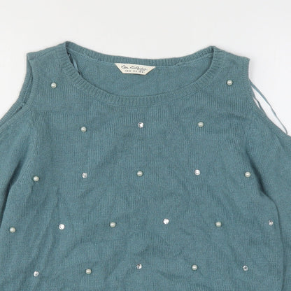 Womens UK Size 8 Miss Selfridge Green Pullover Jumper